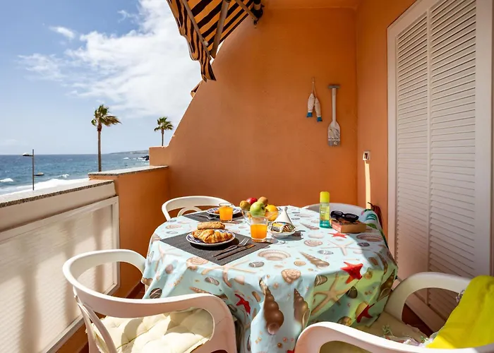 Frente Al Mar - Terraza - Piscina - Playa 1 Min アパート サンタクルスデテネリフェ