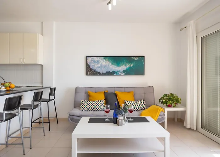 Frente Al Mar - Terraza - Wi-fi - 1 Min Playa Apartament